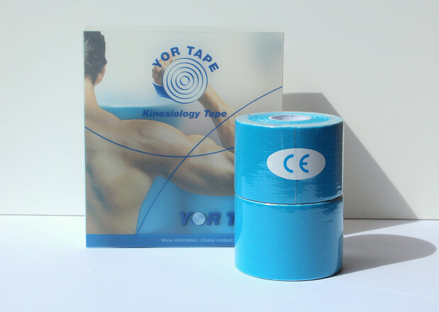 Kinesiology tape - blauw verpakking